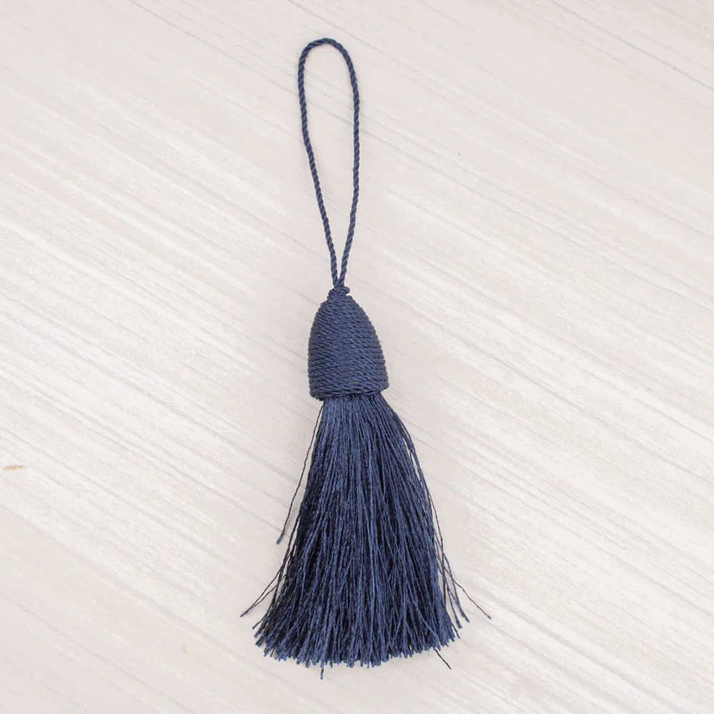 Key tassel 3 po (7,5 cm) Navy