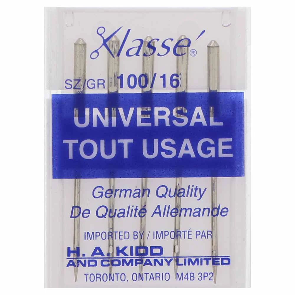 KLASSE´ Universal Sharp Needles Carded - Size 100/16 - 5 count - Image 2