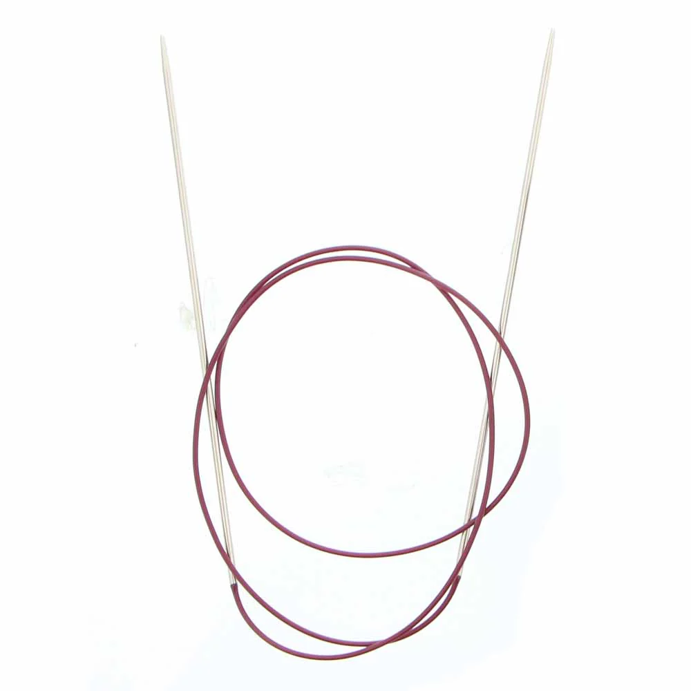 KNIT PICKS Nickel Plated Circular Knitting Needles - 80cm (32") - 2mm/US 0 - Image 2