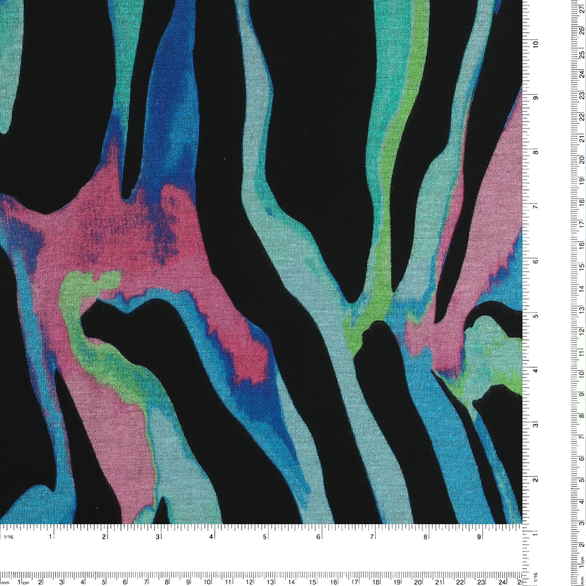 Knit Print - ANDROMEDA - 001 - Black - Image 3