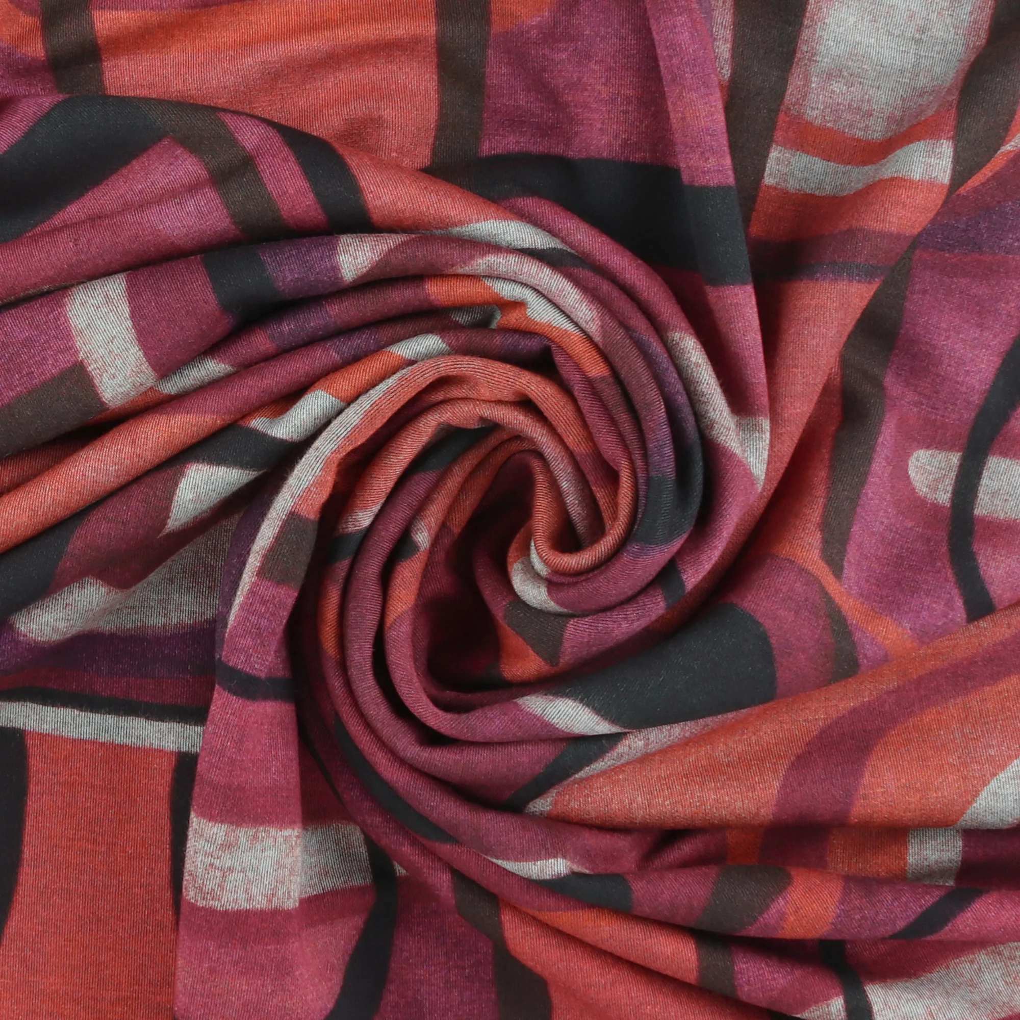 Knit Print - ANDROMEDA - 002 - Eggplant - Image 2