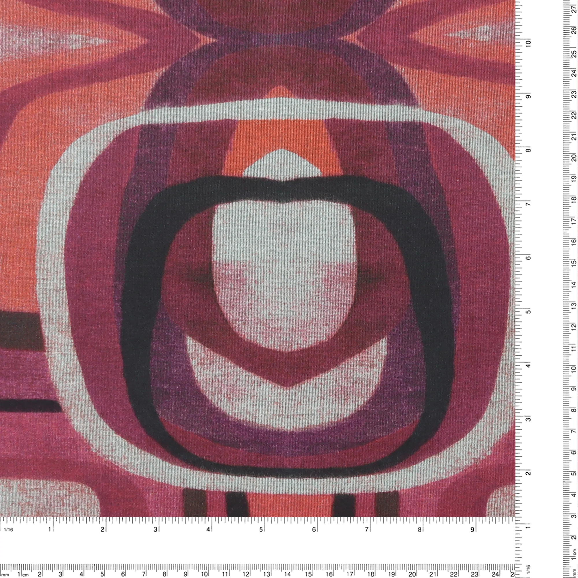 Knit Print - ANDROMEDA - 002 - Eggplant - Image 3