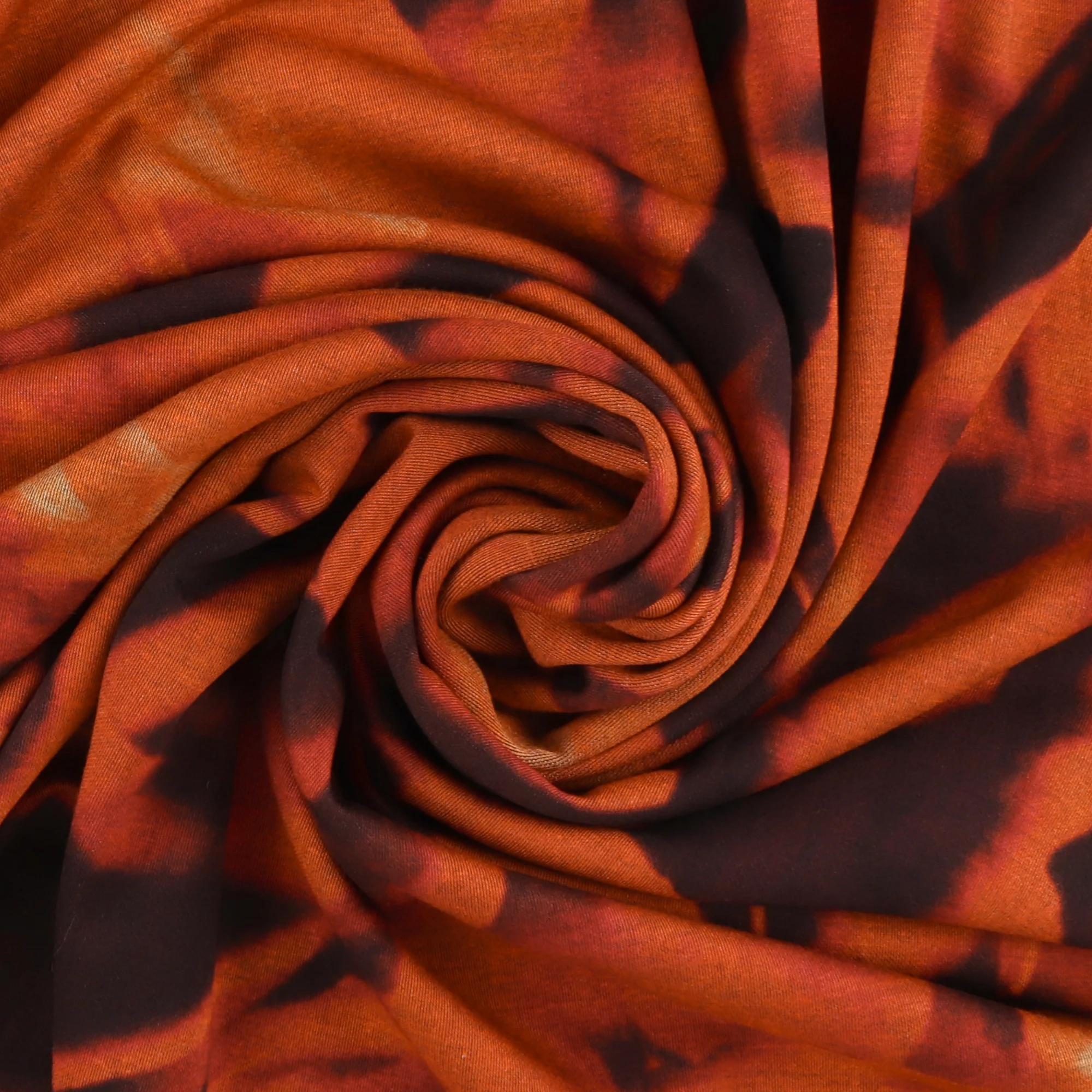 Knit Print - AUTUMN EMBERS - 001 - Orange - Image 2