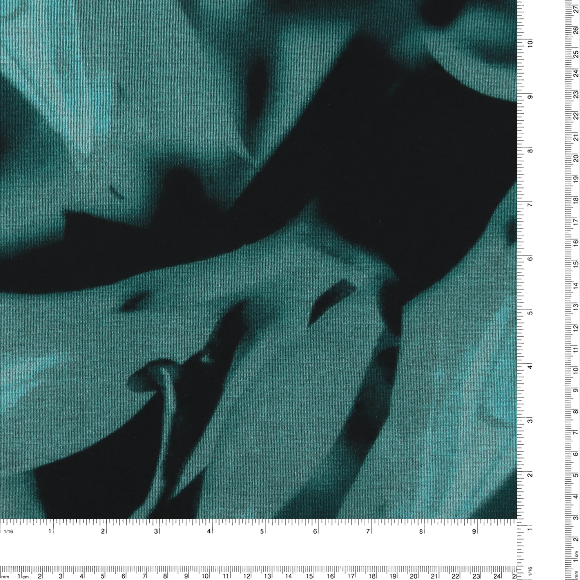 Knit Print - BLUE HORIZON - 001 - Teal - Image 3