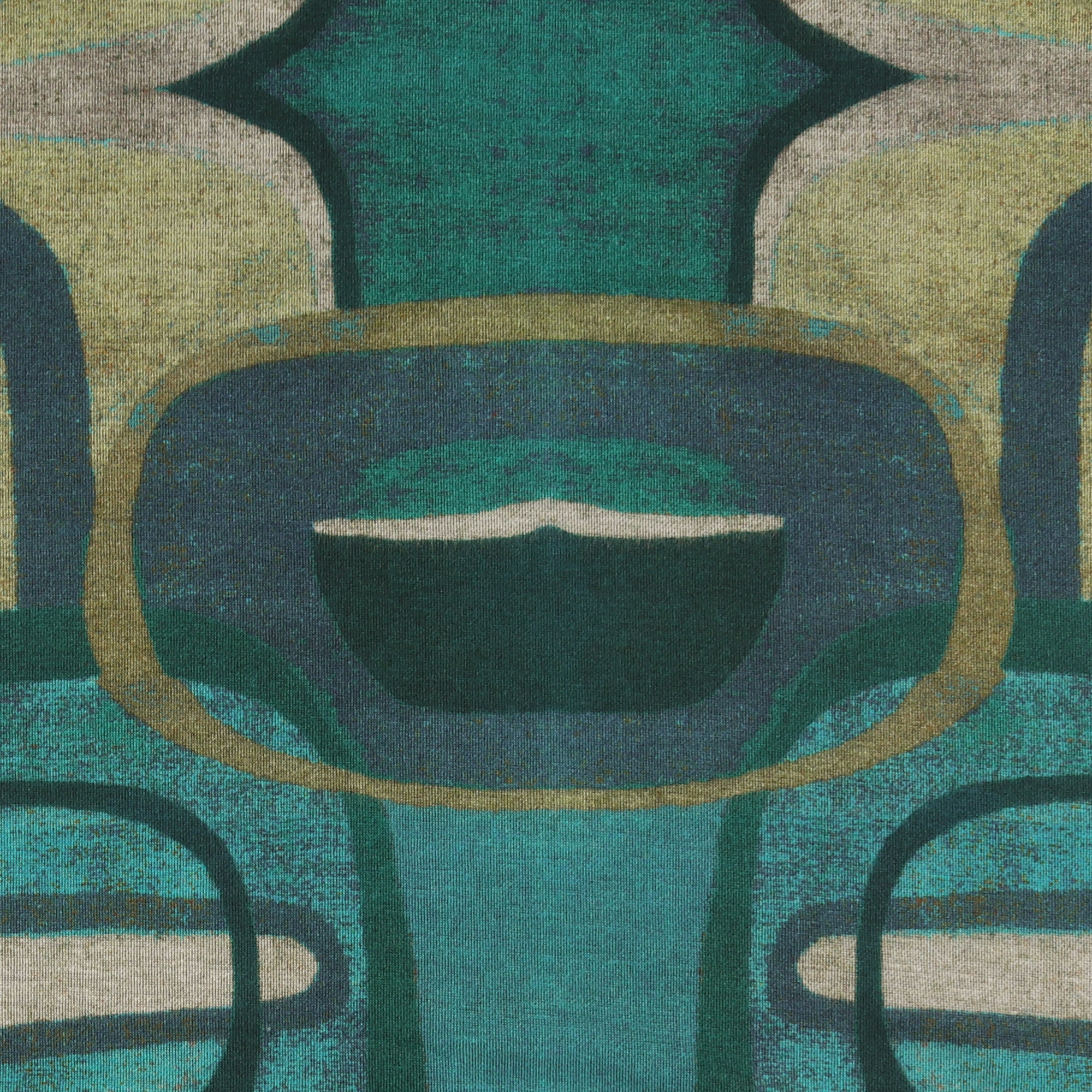 Knit Print - BLUE HORIZON - 002 - Teal