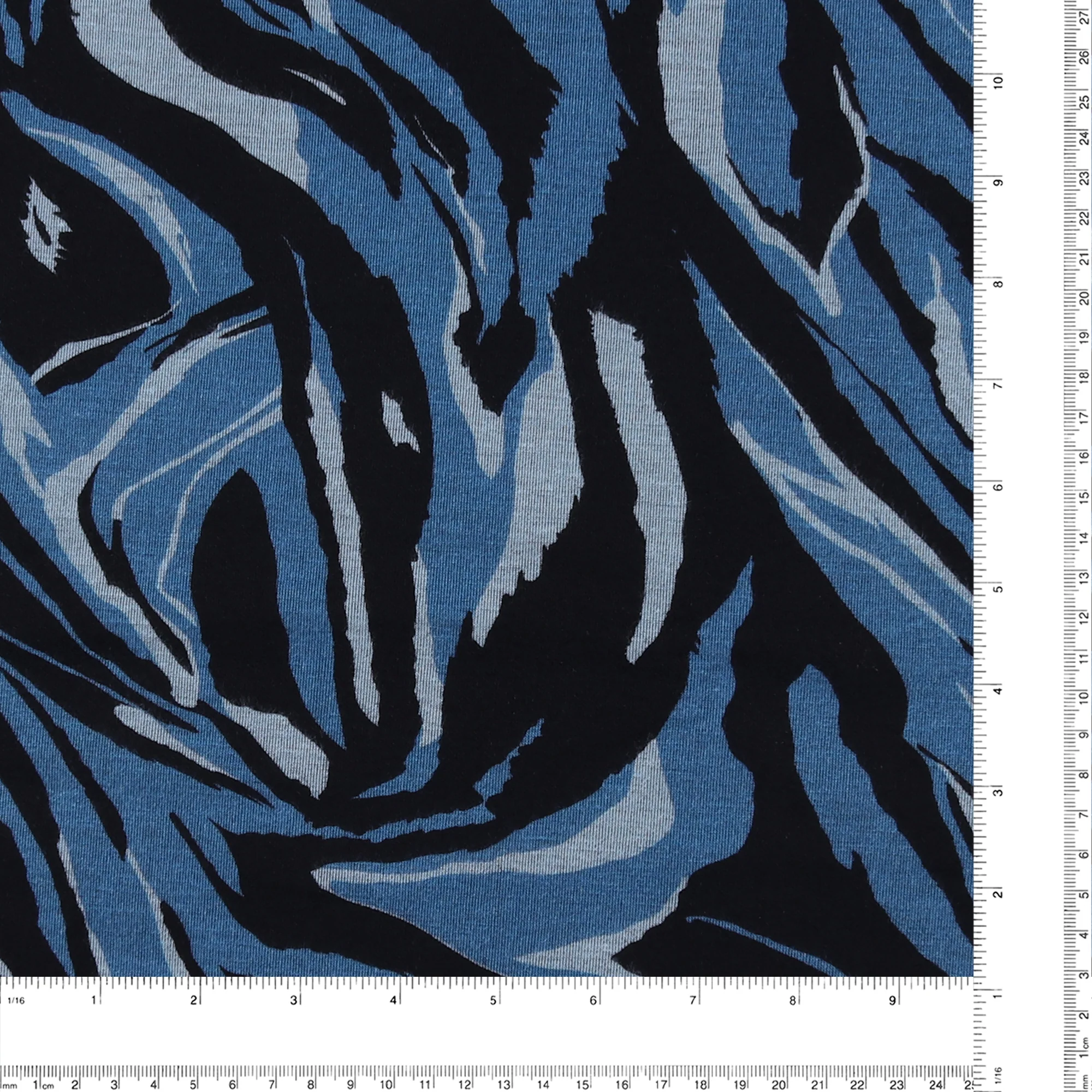 Knit Print - BLUE HORIZON - 003 - Blue - Image 3