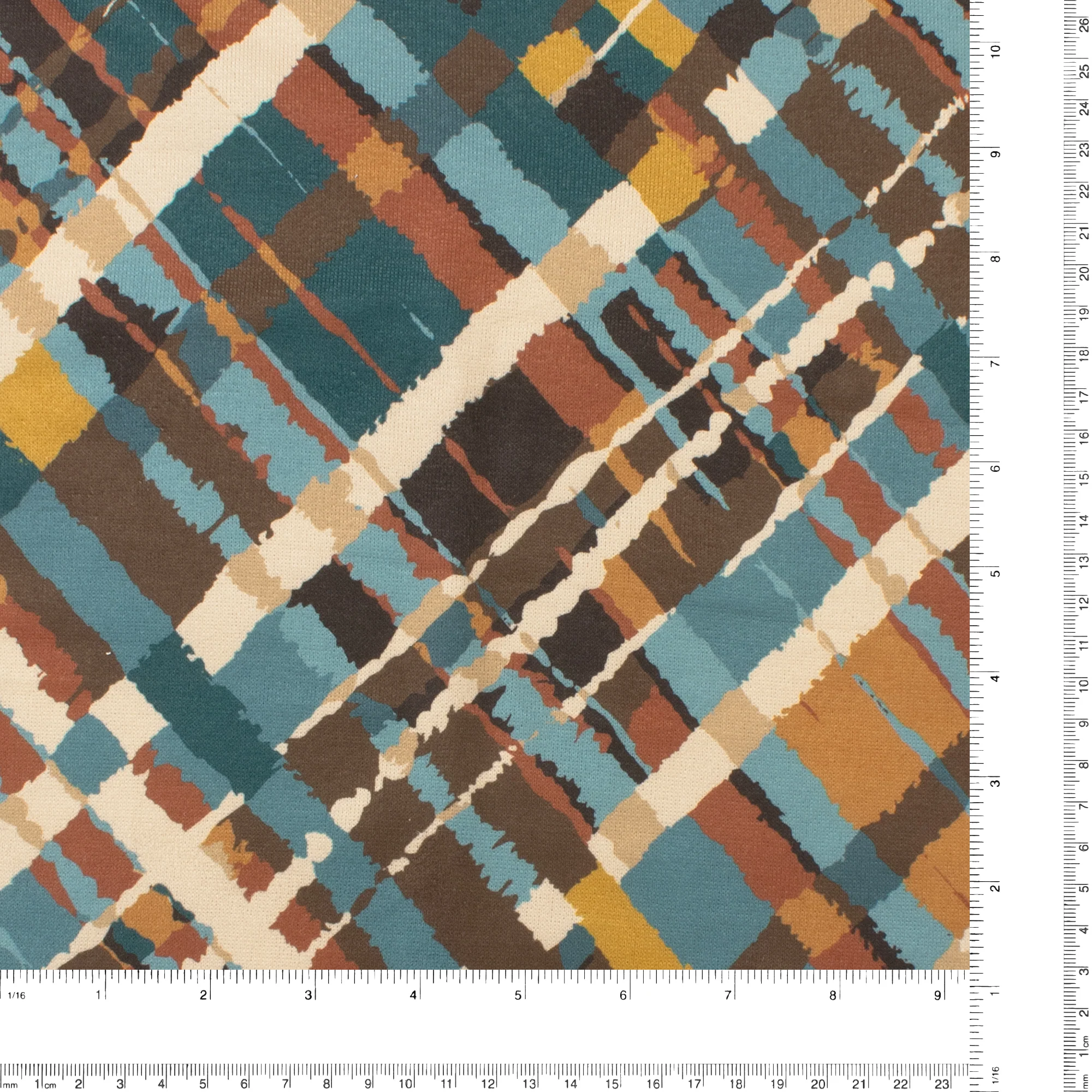 Knit Print - LORETTA - 001 - Teal - Image 3