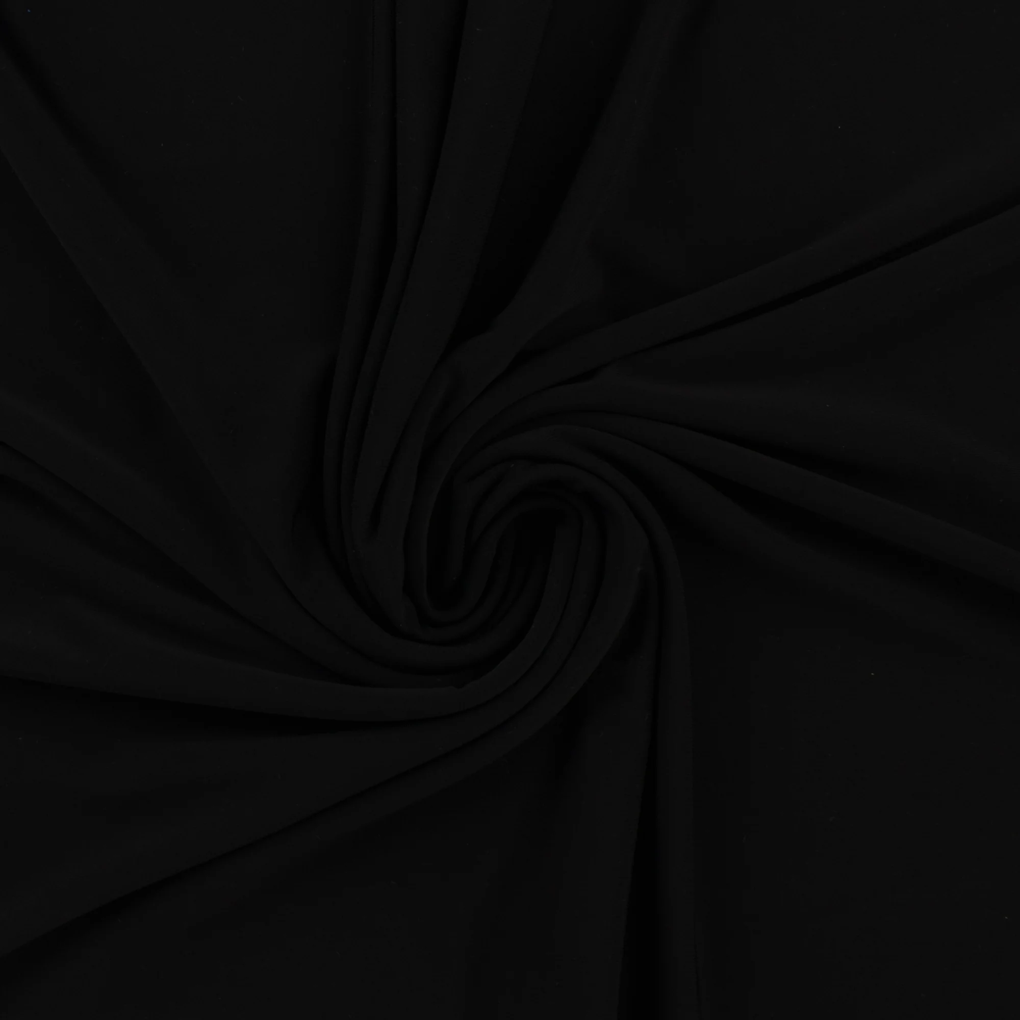 Knit Solid - CAMELLIA - 007 - Black - Image 2