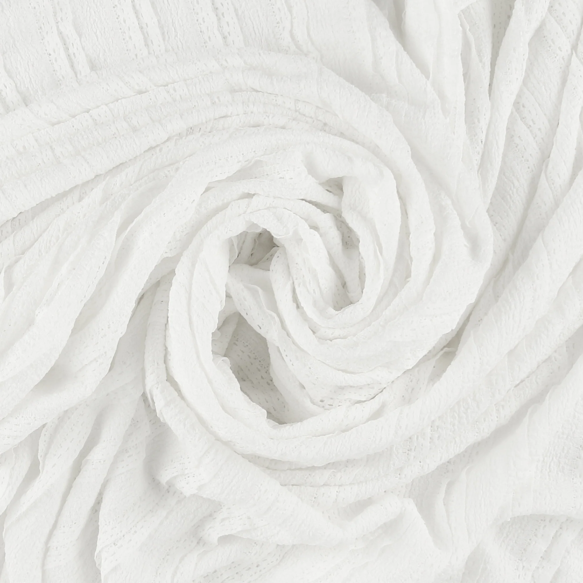 Knitted Lace - BIANCA - 001 - White - Image 2