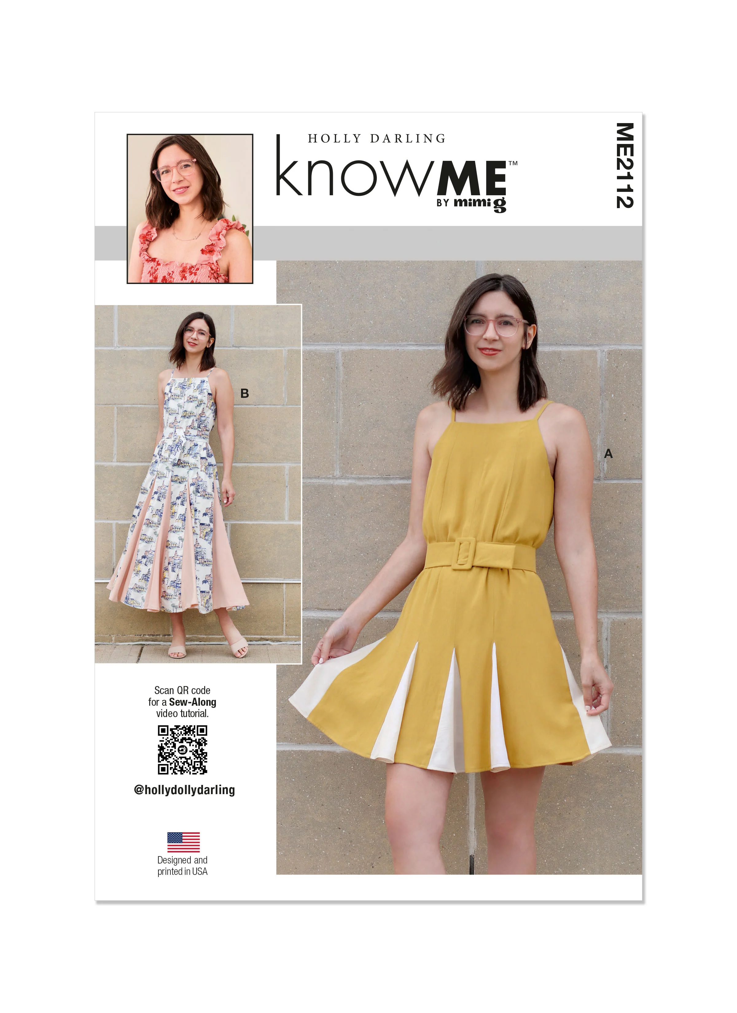 KnowMe - ME2112 MISSES' DRESS IN TWO LENGTHS