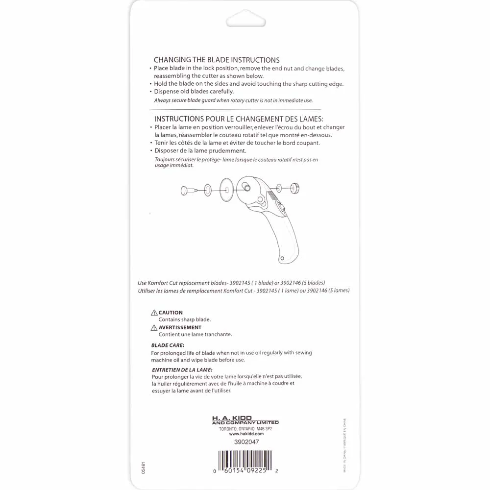 KOMFORT KUT Soft Grip Rotary Cutter - 45mm (1¾") - Image 3