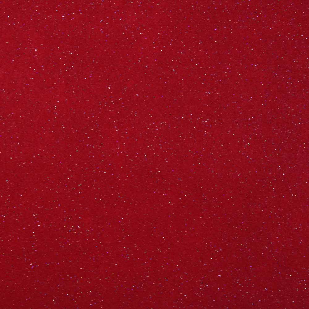 UNIQUE GlitterFelt™ Square - 23 x 30cm (9" x 12") - Red