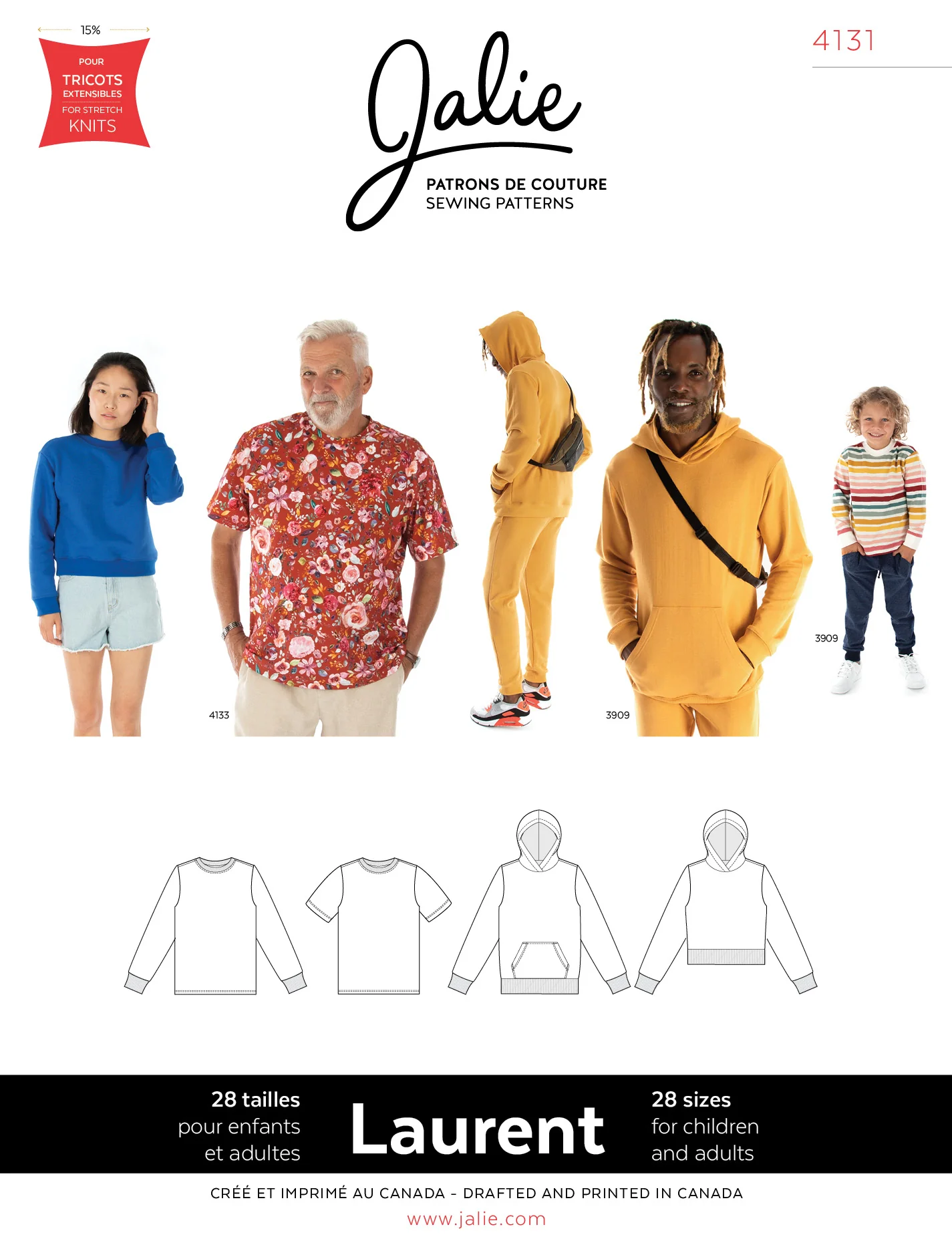 LAURENT Crew neck t-shirt, pullover and hoodie
