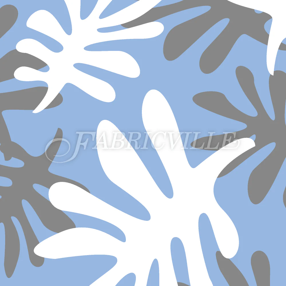 Leaves crisscross