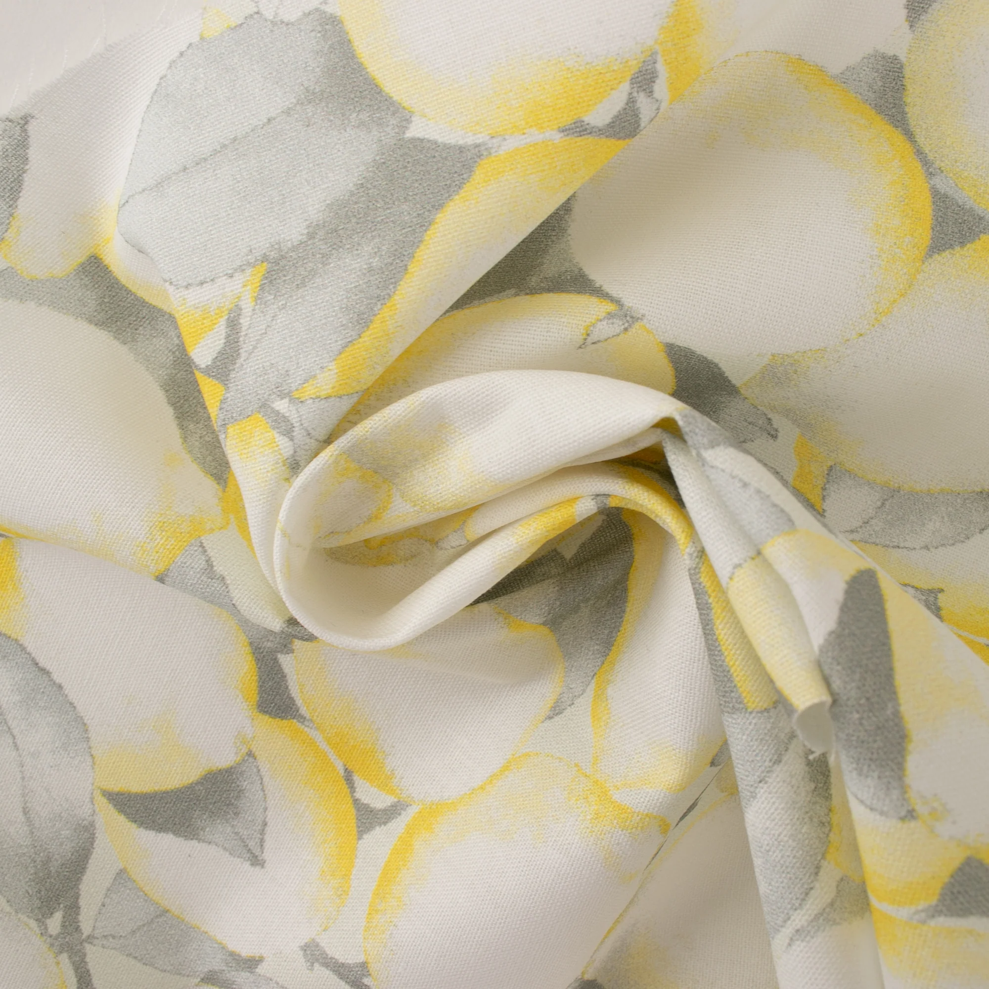 LEMON GROVE Printed Cotton - Lemons - White - Image 2