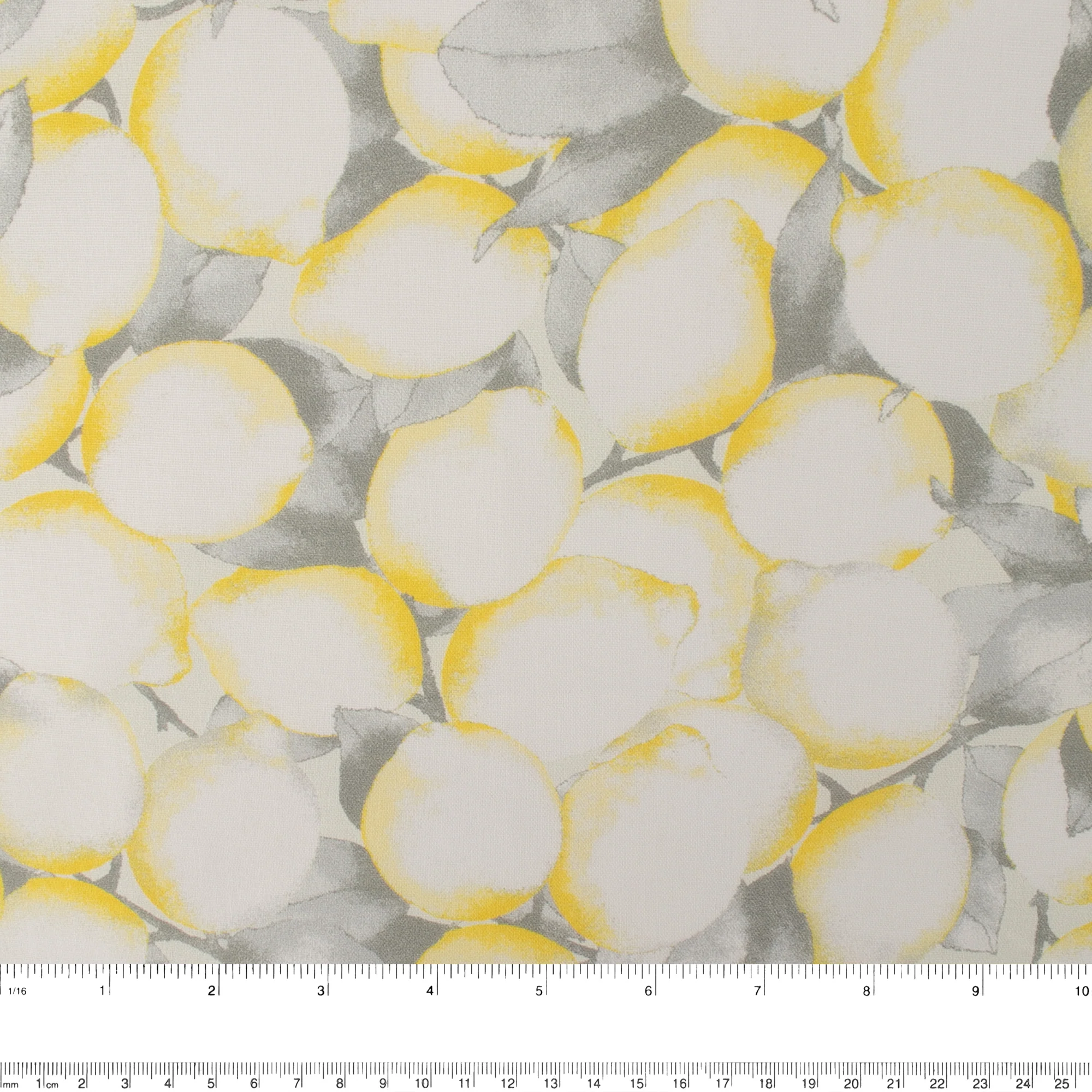 LEMON GROVE Printed Cotton - Lemons - White - Image 3