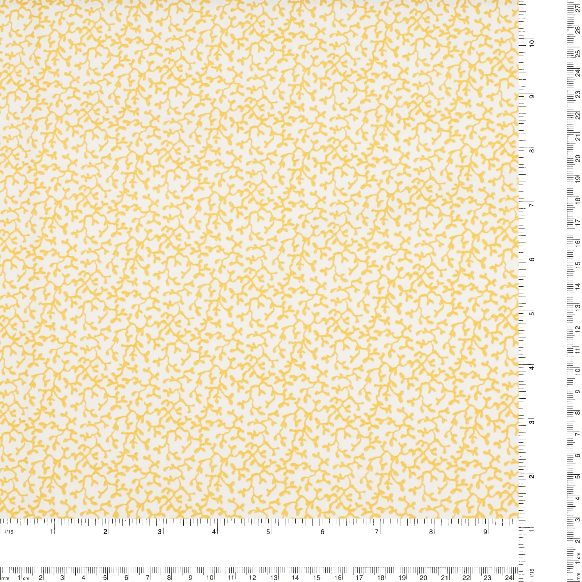 LIBERTY of PARIS Printed Cotton - Reef - Yellow - Image 3
