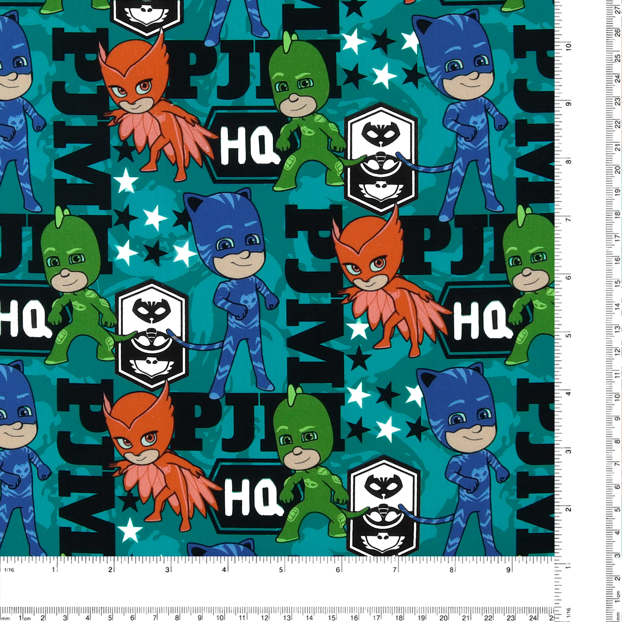 Licensed Cotton Print - PJ Masks - Teal - Image 3