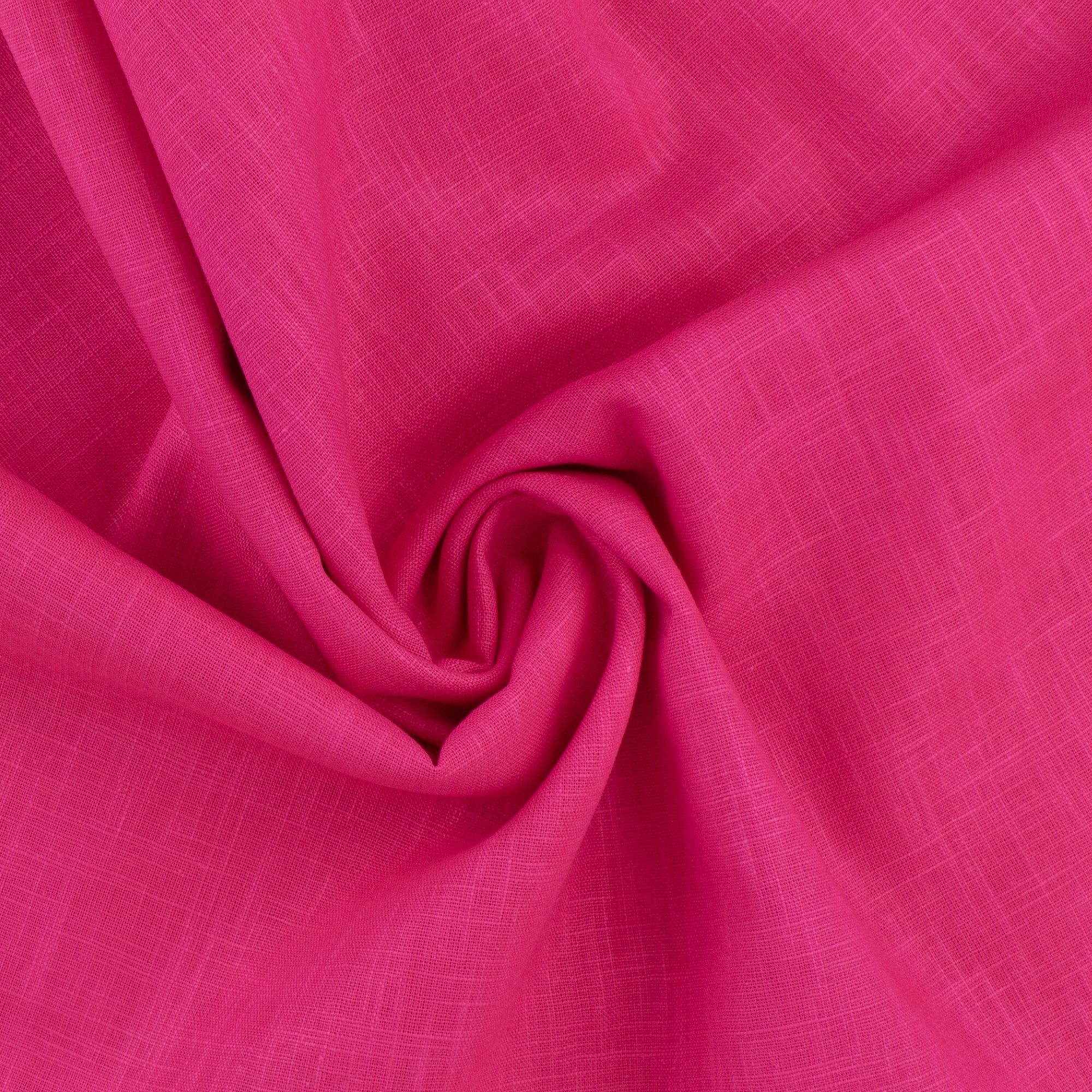 Linen Solid - GALWAY - 001 - Hot Pink - Image 2