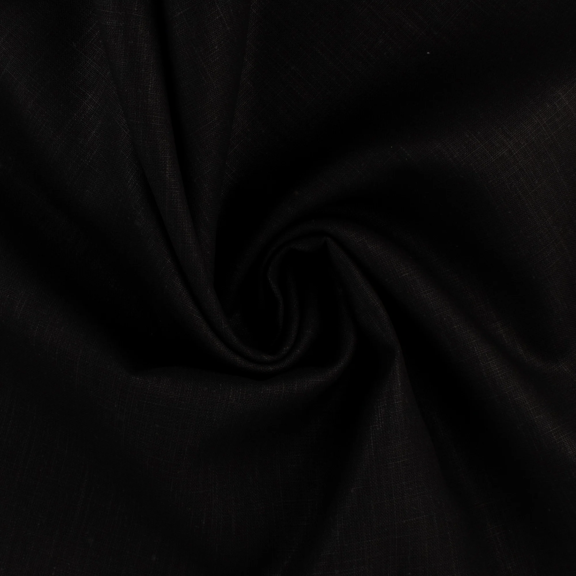 Linen Solid - GALWAY - 003 - Black - Image 2