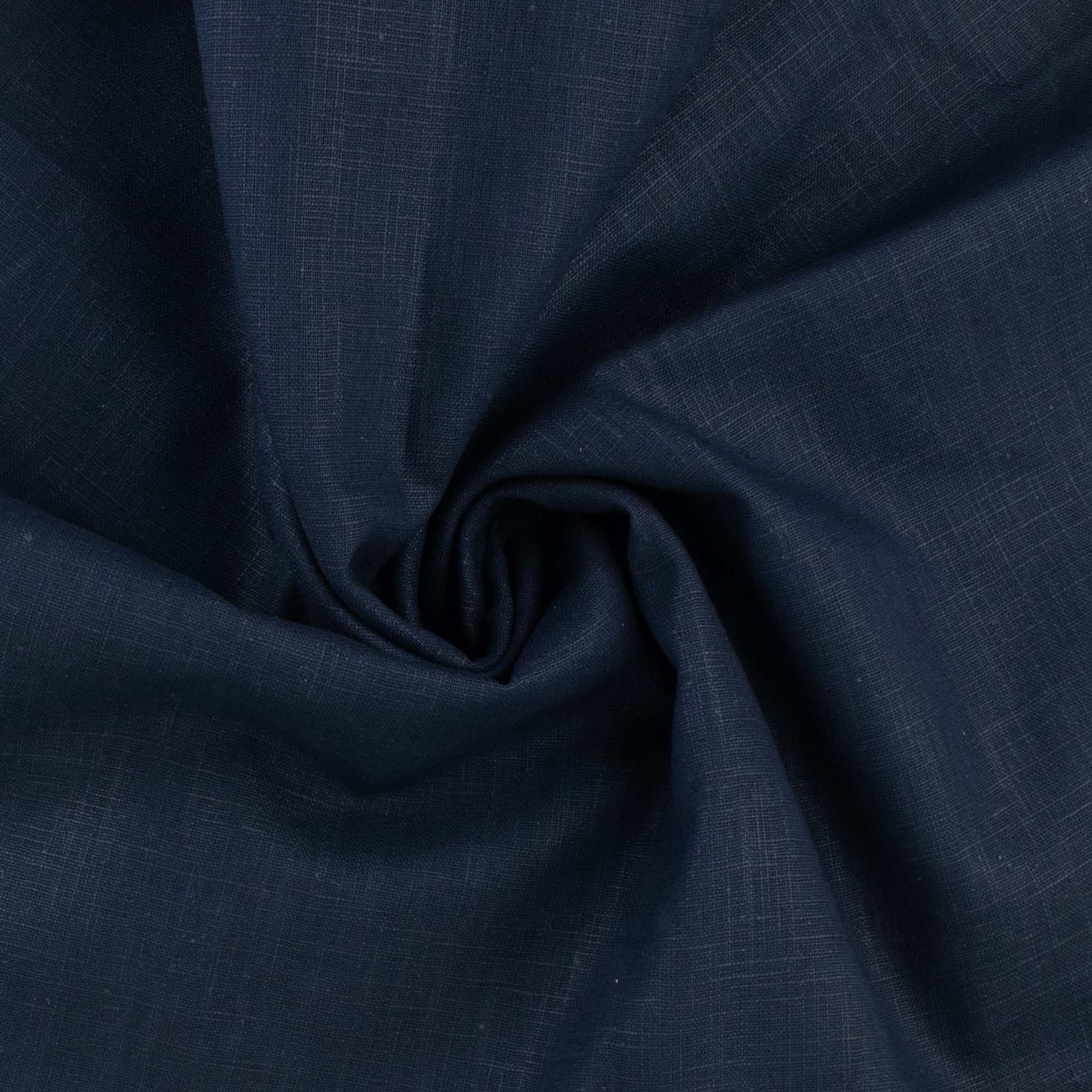 Linen Solid - GALWAY - 010 - Navy - Image 2