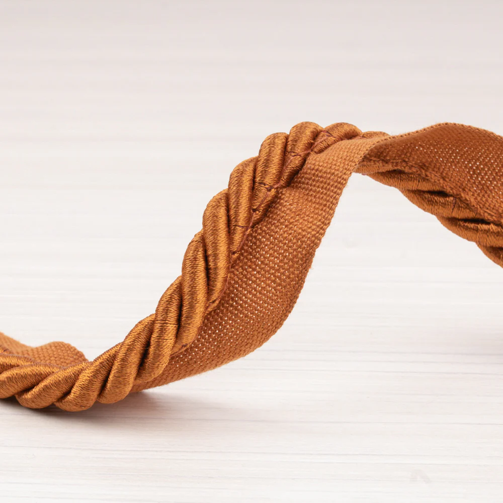 Lip cord 3/8 po (1 cm) Terracotta