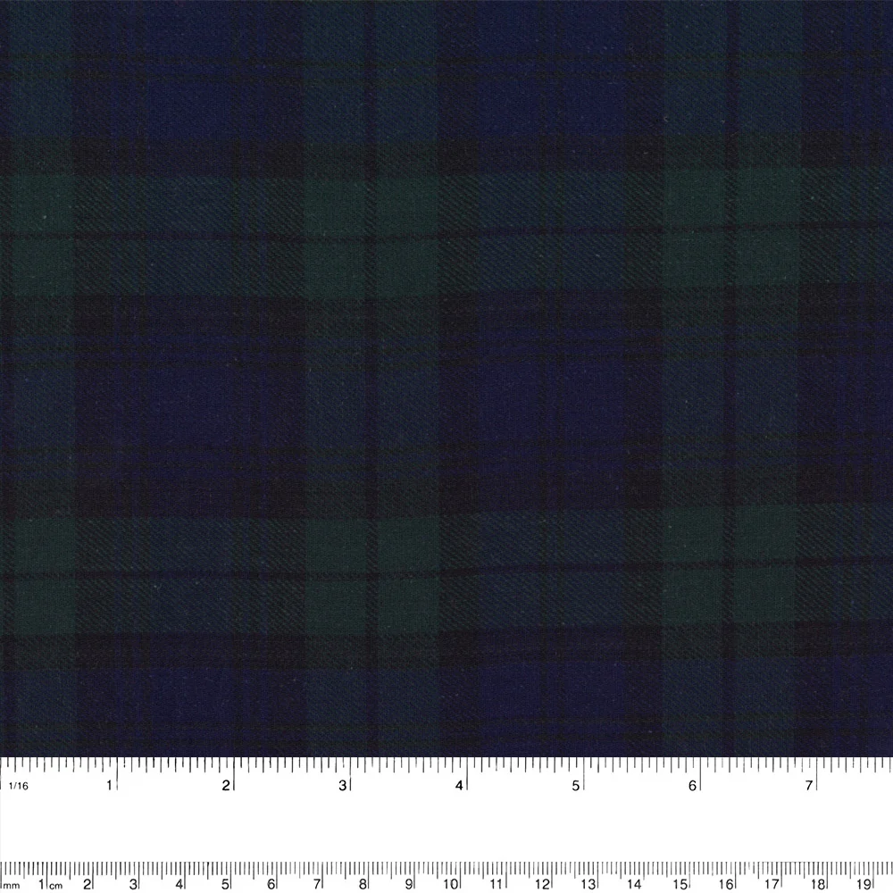 LONDON brushed plaid - Black Watch - Image 2