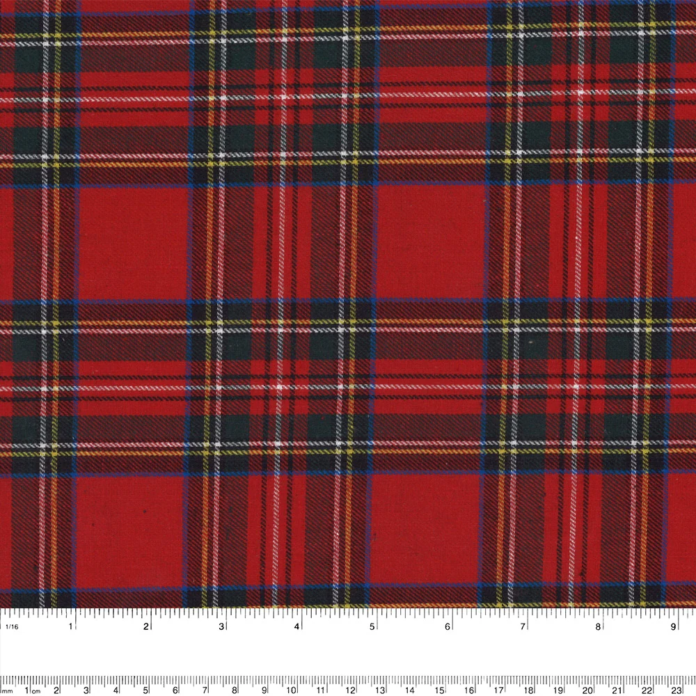 LONDON brushed plaid - Royal Stewart - Red - Image 2