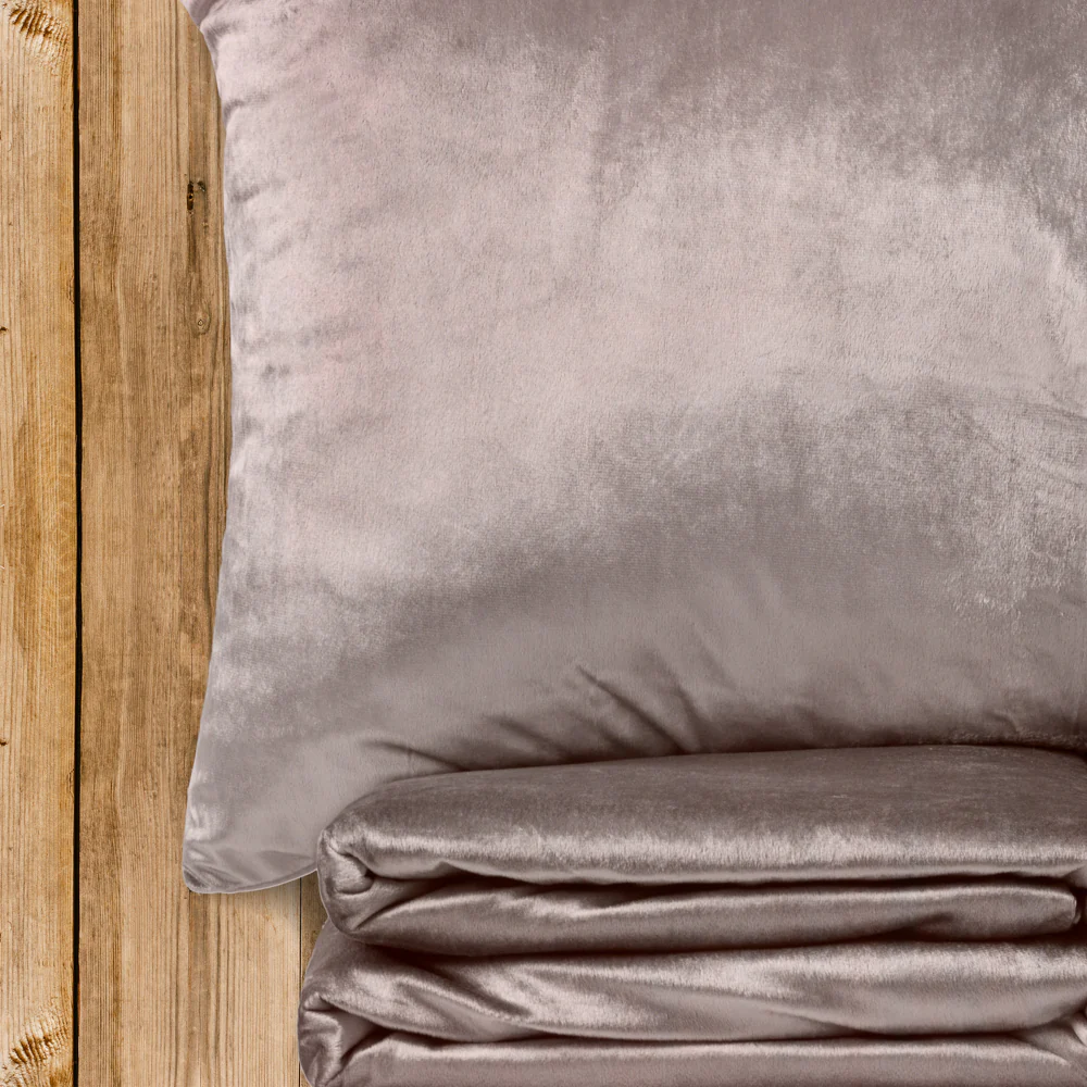 Luxe Velvet - 3 pc Duvet cover - Blush - Image 2