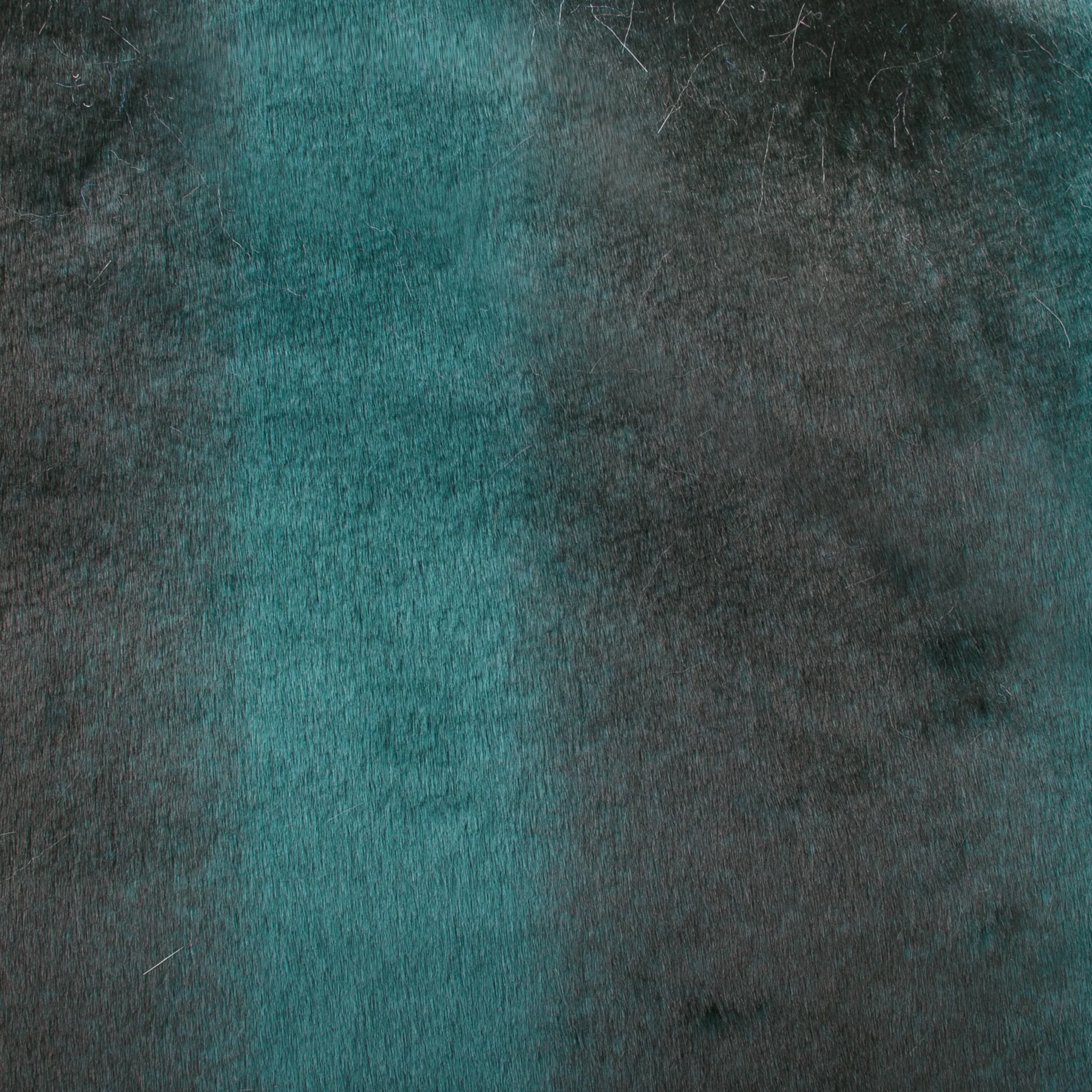 Luxury Faux Fur - Stripes - Turquoise