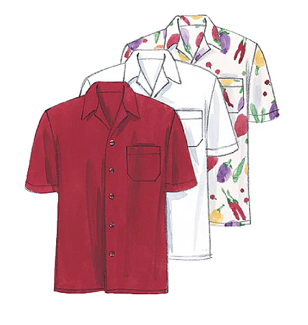 M2233 Misses' and Men's Jacket, Shirt, Apron, Pull-On Pants, Neckerchief and Hat (size: Large) - Image 5