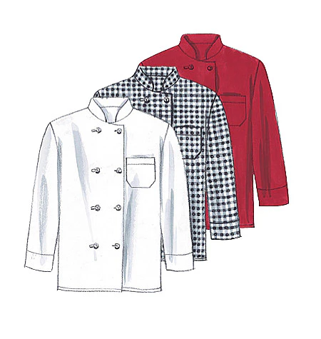 M2233 Unisex Jacket Shirt Apron Pants Neckerchief & Hat - Med - Image 4