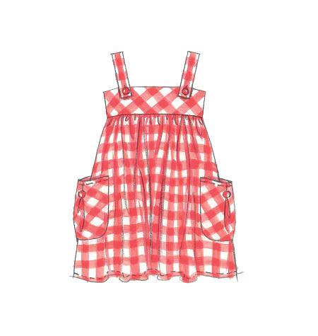 M5613 Children's/Girls' Dresses - Image 6