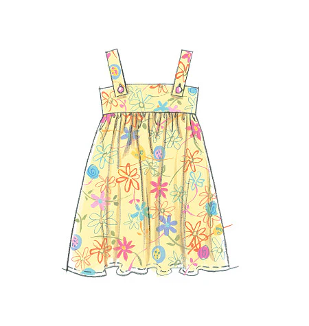 M5613 Children's/Girls' Dresses - Image 8