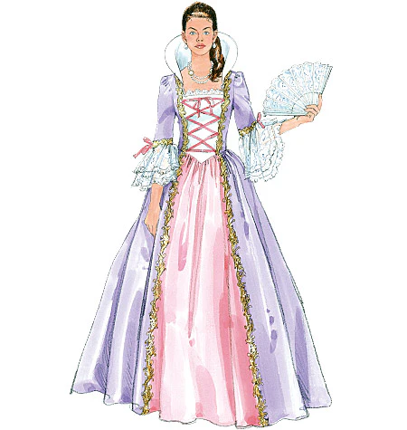 M5731 Misses'/Children's/Girls' Princess Costumes (size: SML-MED-LRG-XLG) - Image 5