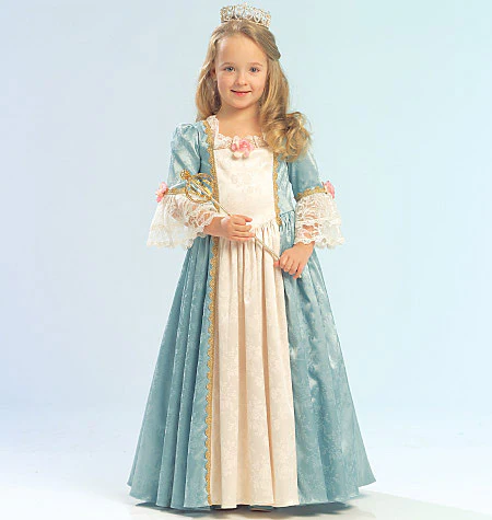 M5731 Misses'/Children's/Girls' Princess Costumes (size: SML-MED-LRG-XLG) - Image 6