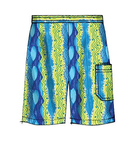 M6548 Children's/Boys' Shirt, Top and Shorts - Image 9