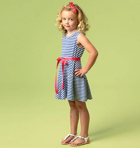 M6915 Chidren's/Girls' Dresses (size: 7-8-10-12-14) - Image 8