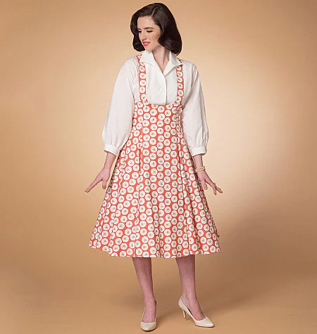 M7184 Misses'/Children's/Girls' Top and Jumper (Size: SML-MED-LRG-XLG) - Image 3