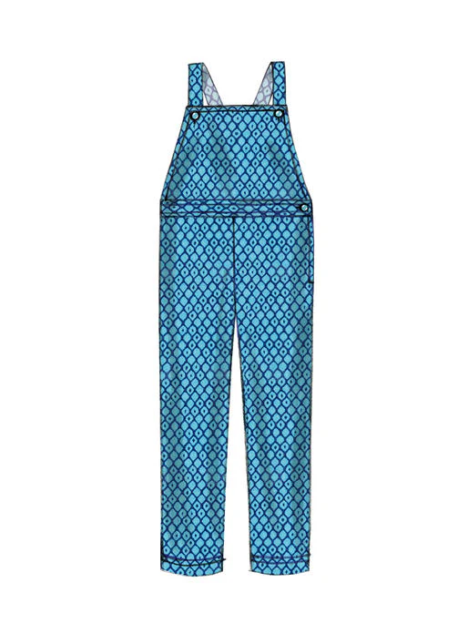 M7459 Children's/Girls' Jumpers and Overalls (size: 7-8-10-12-14) - Image 8
