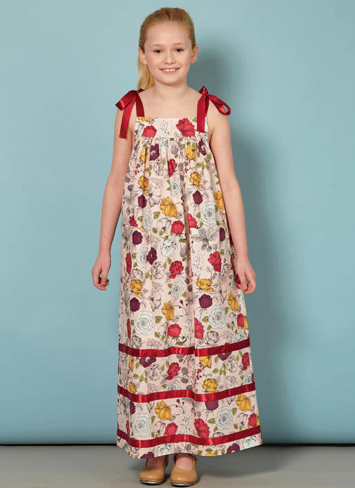 M7768 Children's/Girls' Dresses (size: 7-8-10-12-14) - Image 4