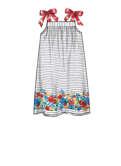 M7768 Children's/Girls' Dresses (size: 7-8-10-12-14) - Image 5