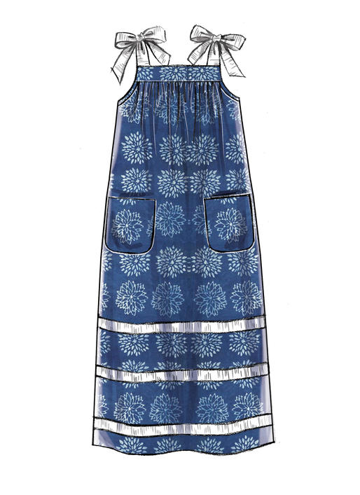 M7768 Children's/Girls' Dresses (size: 7-8-10-12-14) - Image 6