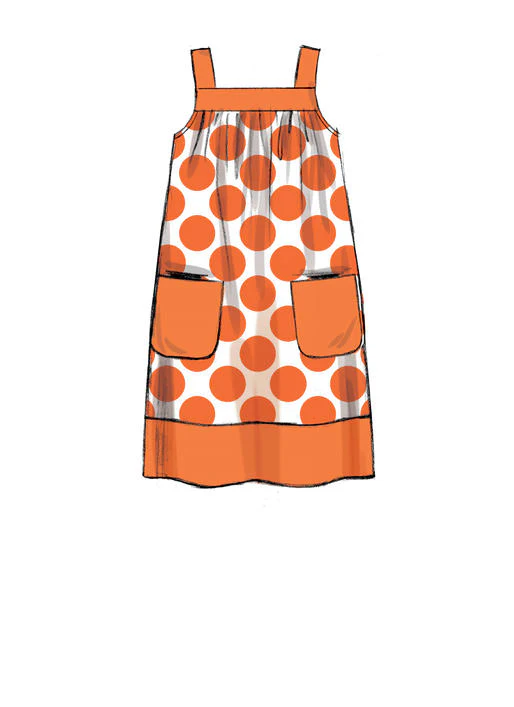 M7768 Children's/Girls' Dresses (size: 7-8-10-12-14) - Image 7