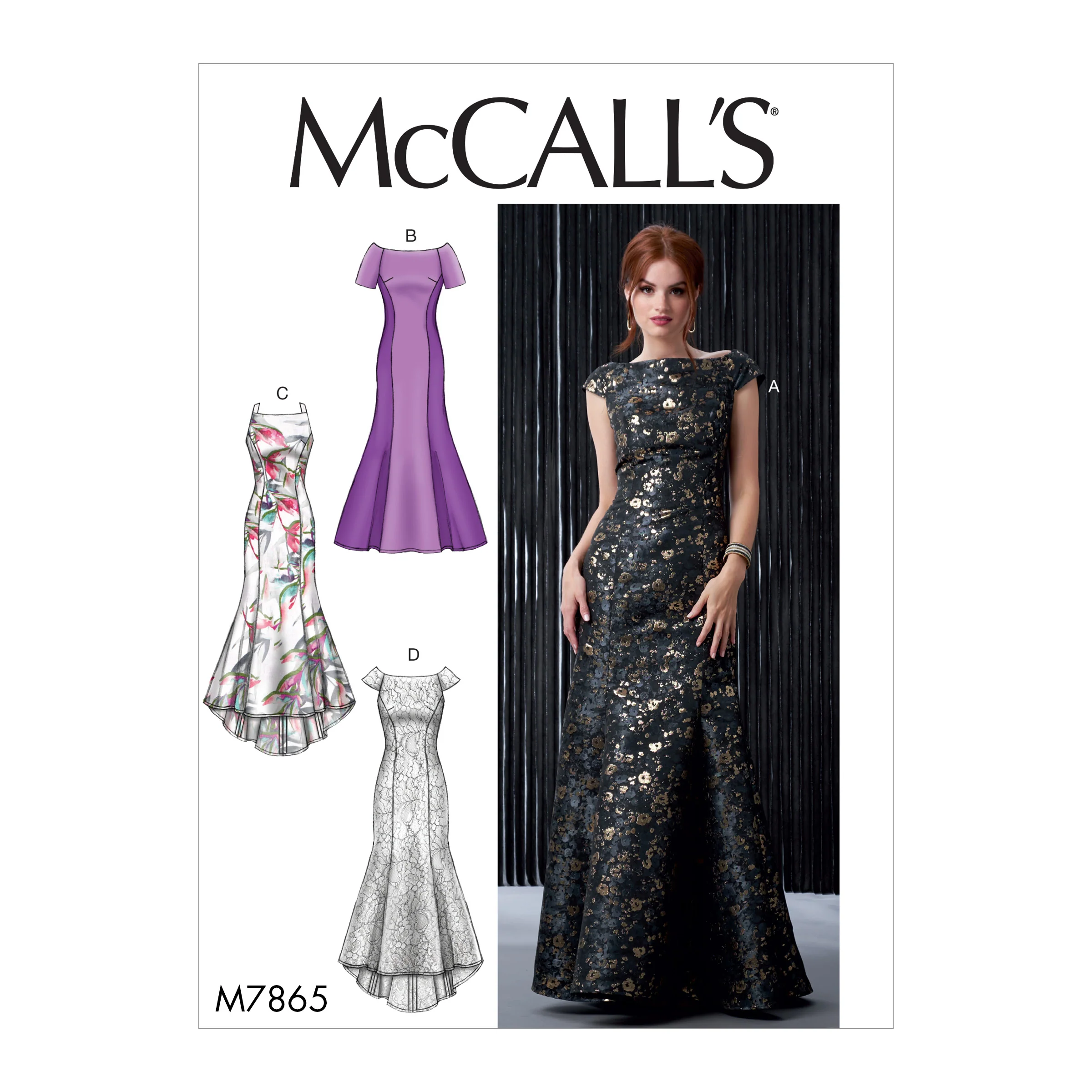 M7865 Misses' Dresses (size: 14-16-18-20-22)