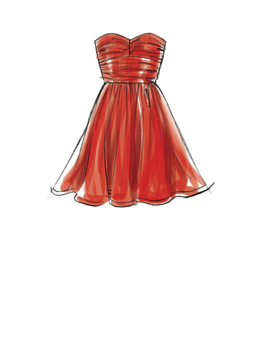 M7896 Misses' Dresses (size: 14-16-18-20-22) - Image 8