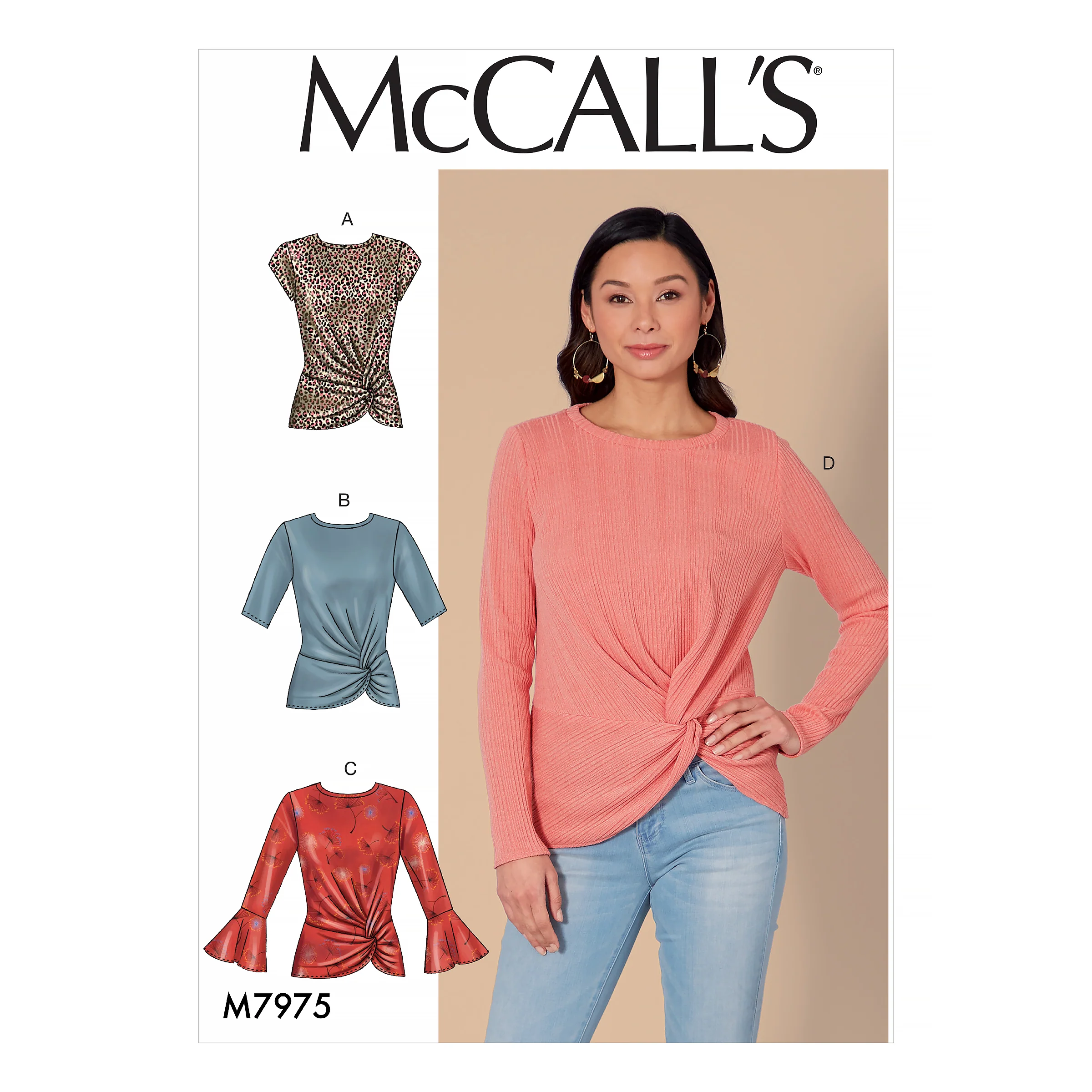 M7975 Misses' Tops (size: L-XL-XXL)