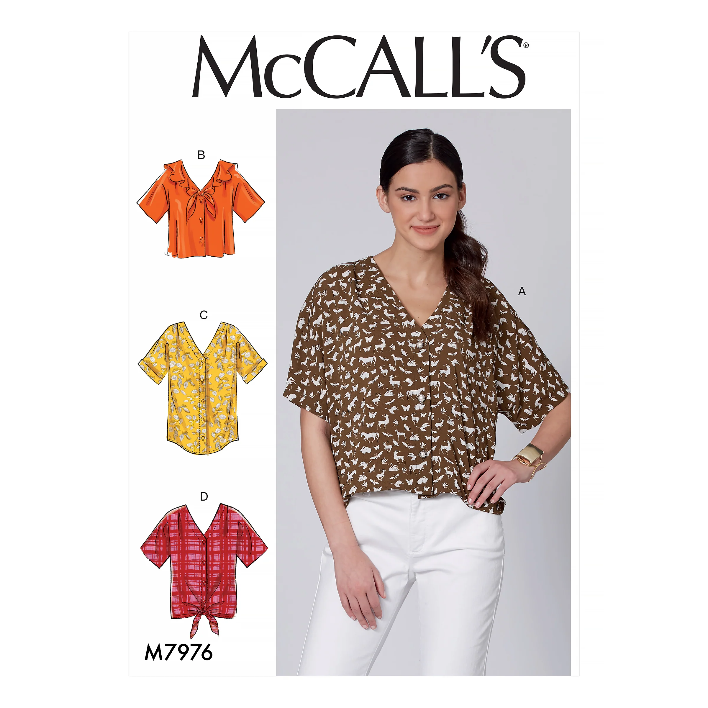 M7976 Misses' Tops (size: L-XL)