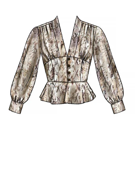 M7978 Misses' Tops (size: 14-16-18-20-22) - Image 5