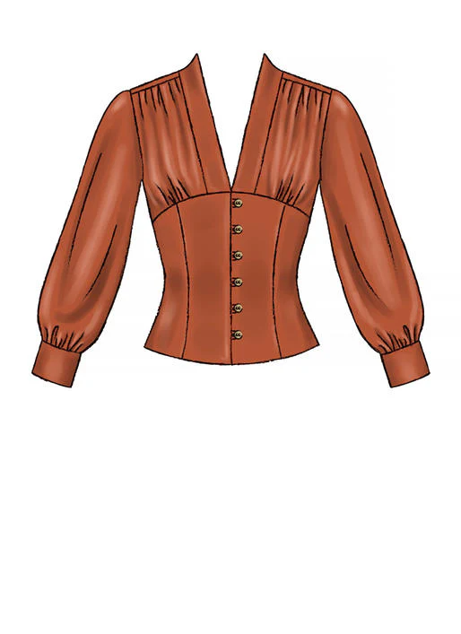 M7978 Misses' Tops (size: 14-16-18-20-22) - Image 6